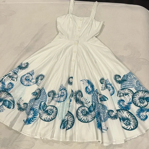 White House Black Market button front Fit and Flare Dress size 2 White House Black Market button front Fit and Flare Dress size 2